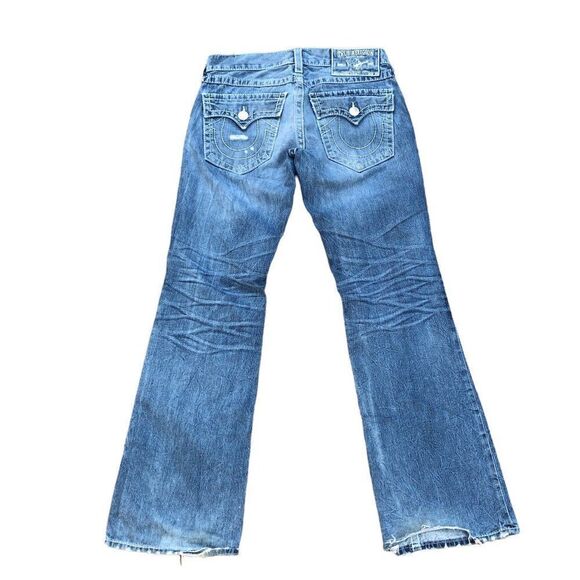 Vintage True Religion Jeans Size 32 BILLY BIG T Blue - Picture 3 of 6